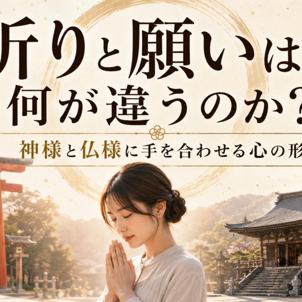 第2回　祈りと願いは、何が違うのか？